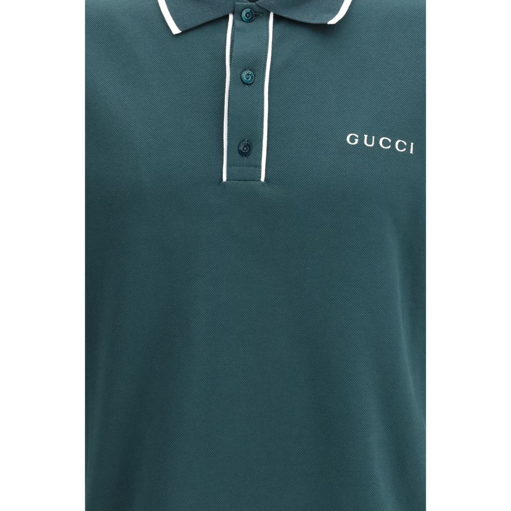 Gucci Bicolor Cotton Polo Shirt | Regal Royce