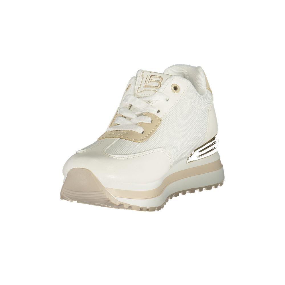 Laura Biagiotti White Polyurethane Women Sneaker | Regal Royce