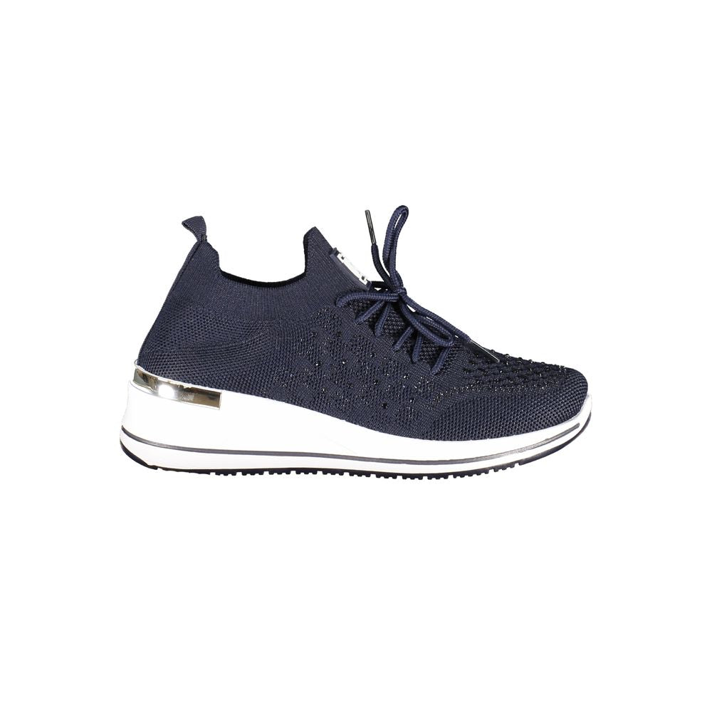 Laura Biagiotti Blue Polyester Women Sneaker | Regal Royce