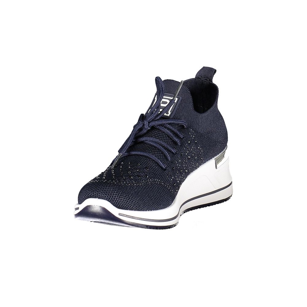 Laura Biagiotti Blue Polyester Women Sneaker | Regal Royce