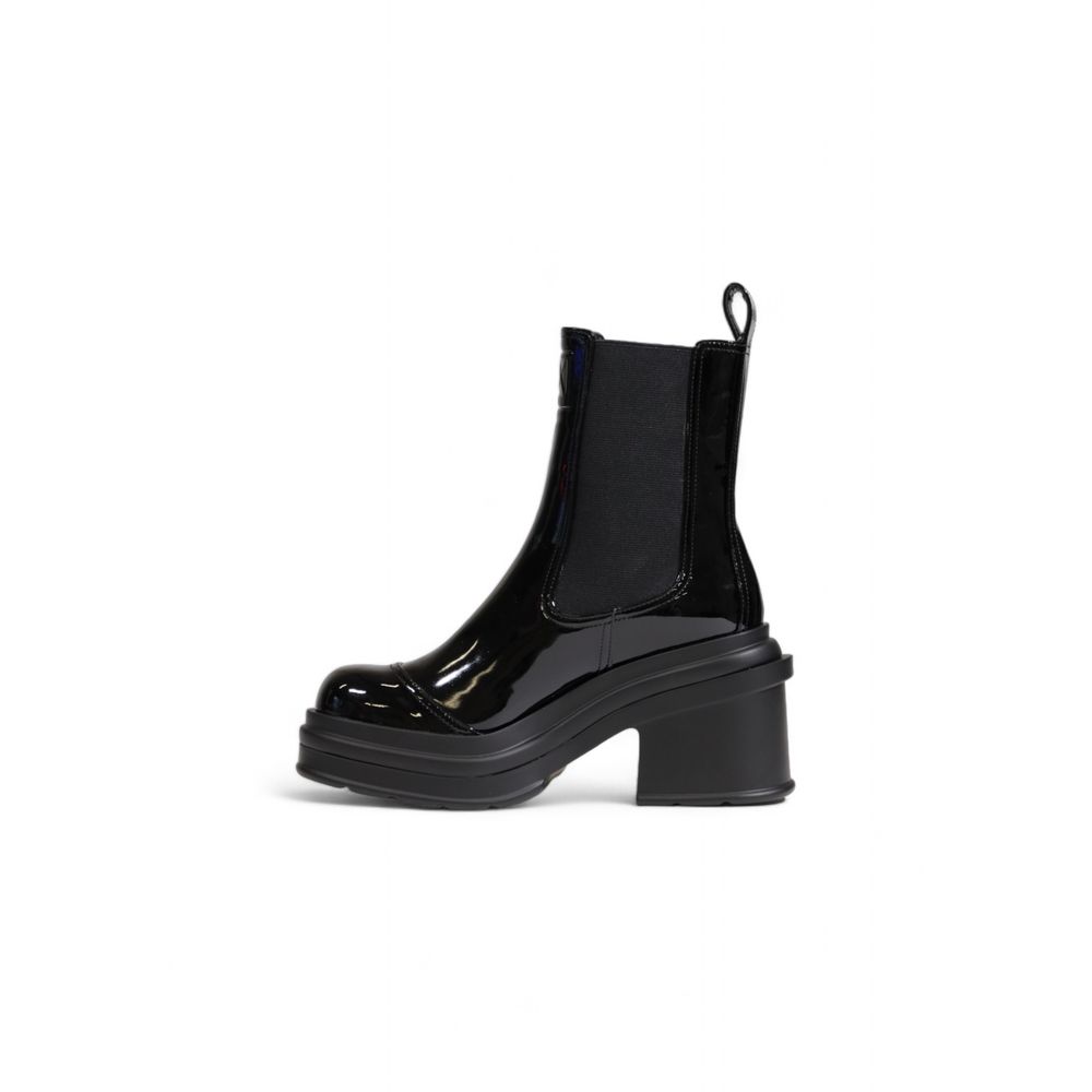 Armani Exchange Black Polyester Ankle Boots | Regal Royce