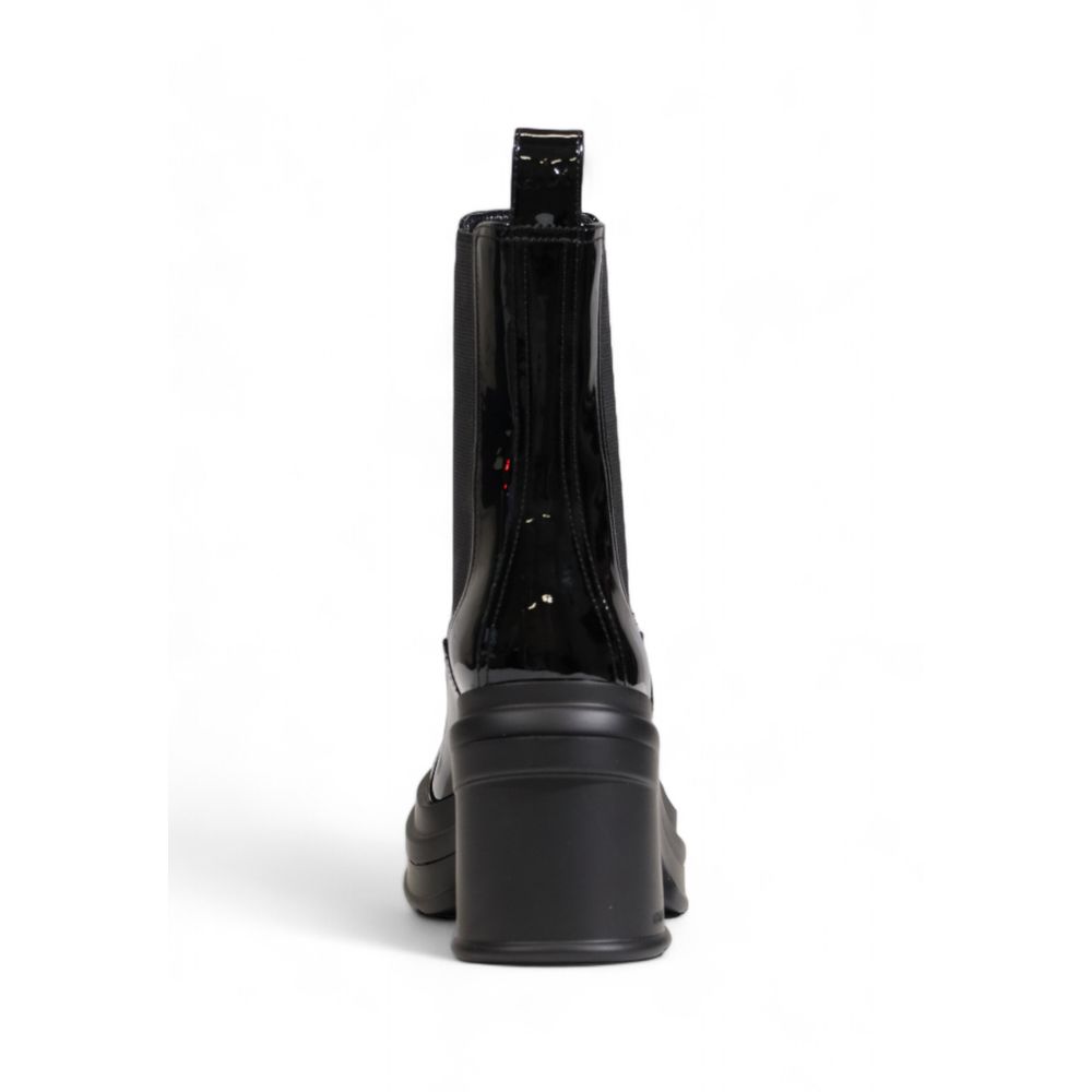 Armani Exchange Black Polyester Ankle Boots | Regal Royce