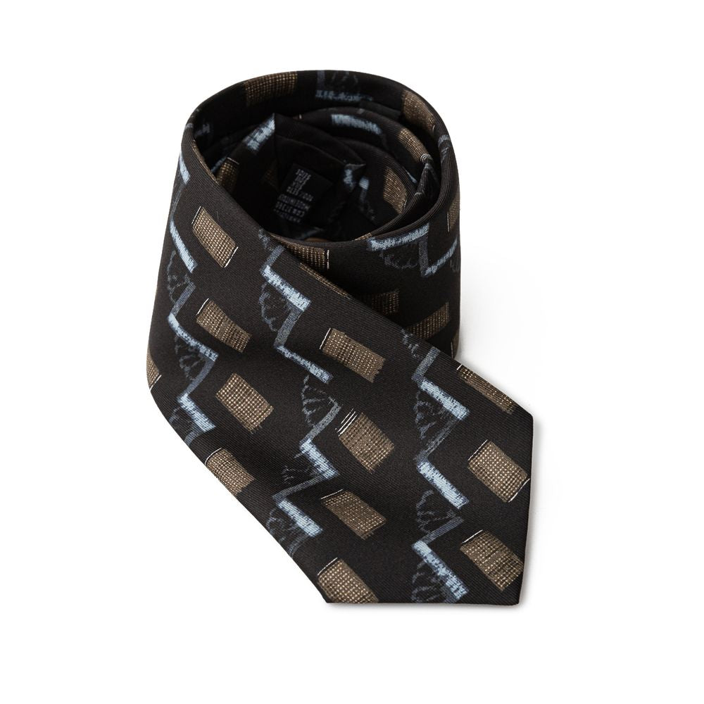 Giorgio Armani Black Silk Tie | Regal Royce