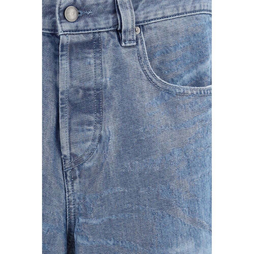 Diesel Blue Cotton Straight-Leg Jeans | Regal Royce