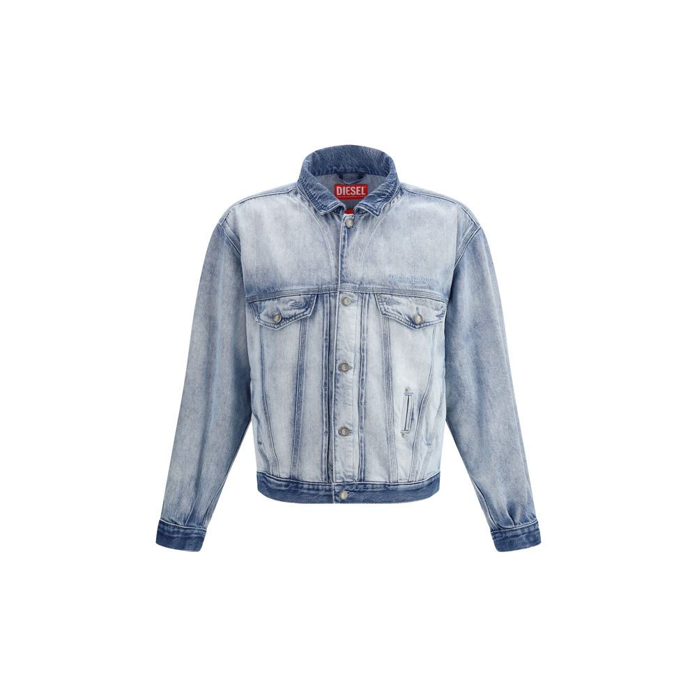 Diesel Blue Cotton Denim Jacket | Regal Royce