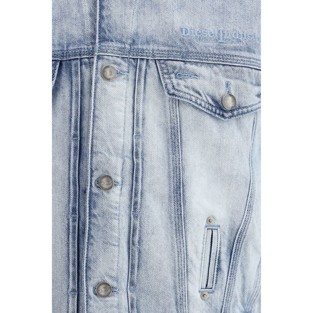 Diesel Blue Cotton Denim Jacket | Regal Royce