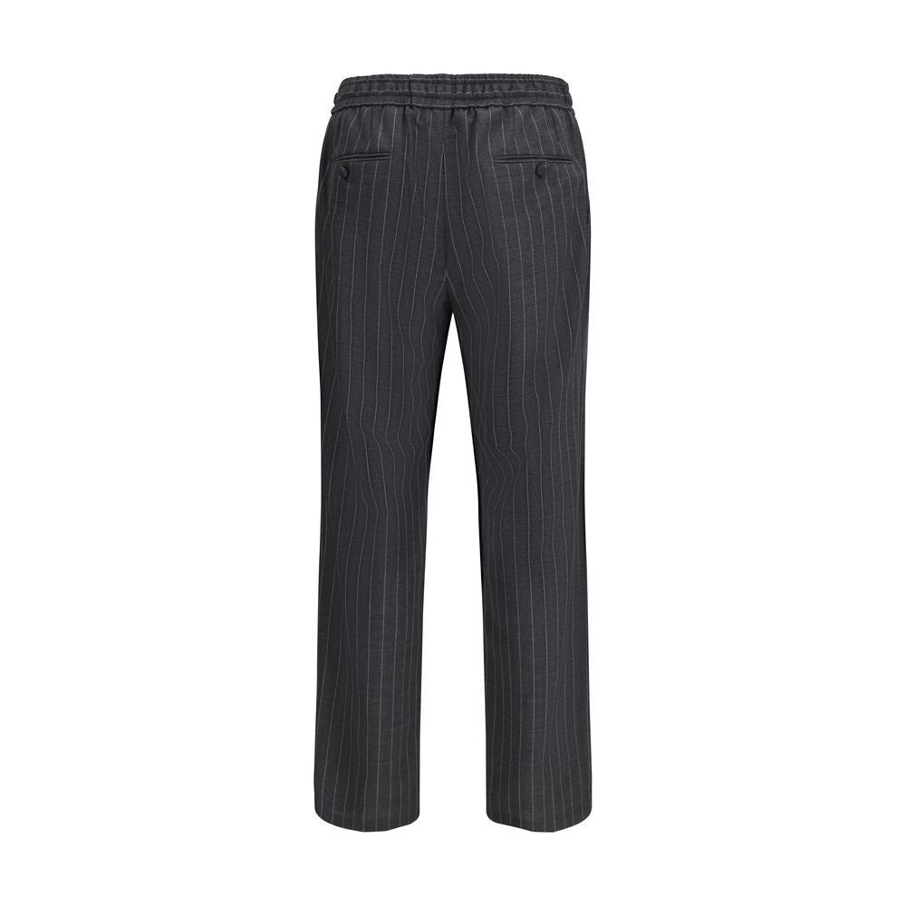 Dolce & Gabbana Gray Fleece Wool Casual Pants | Regal Royce