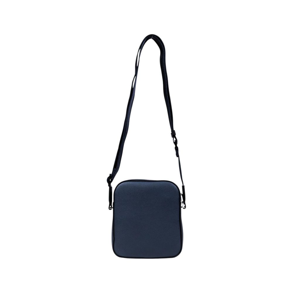 Hugo Boss Blue Recycled Polyurethane Messenger Bag | Regal Royce