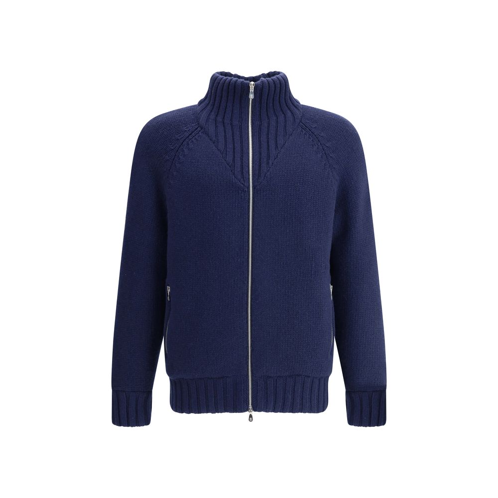 Brunello Cucinelli Blue Cashmere Coat | Regal Royce