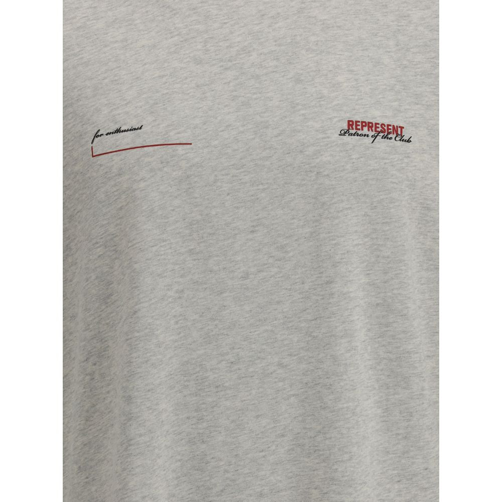 Represent Gray Cotton T-Shirt | Regal Royce