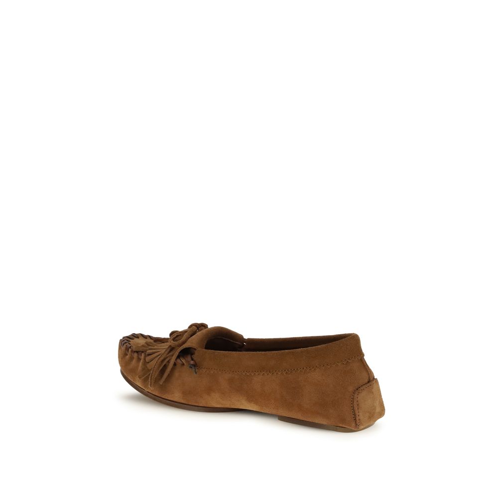 Paris Texas Brown Calf Leather Bos Taurus Slip-On Loafers | Regal Royce