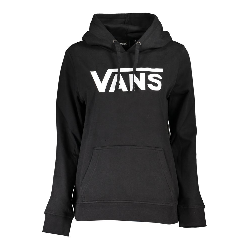 Vans Black Cotton Women Hoodie | Regal Royce