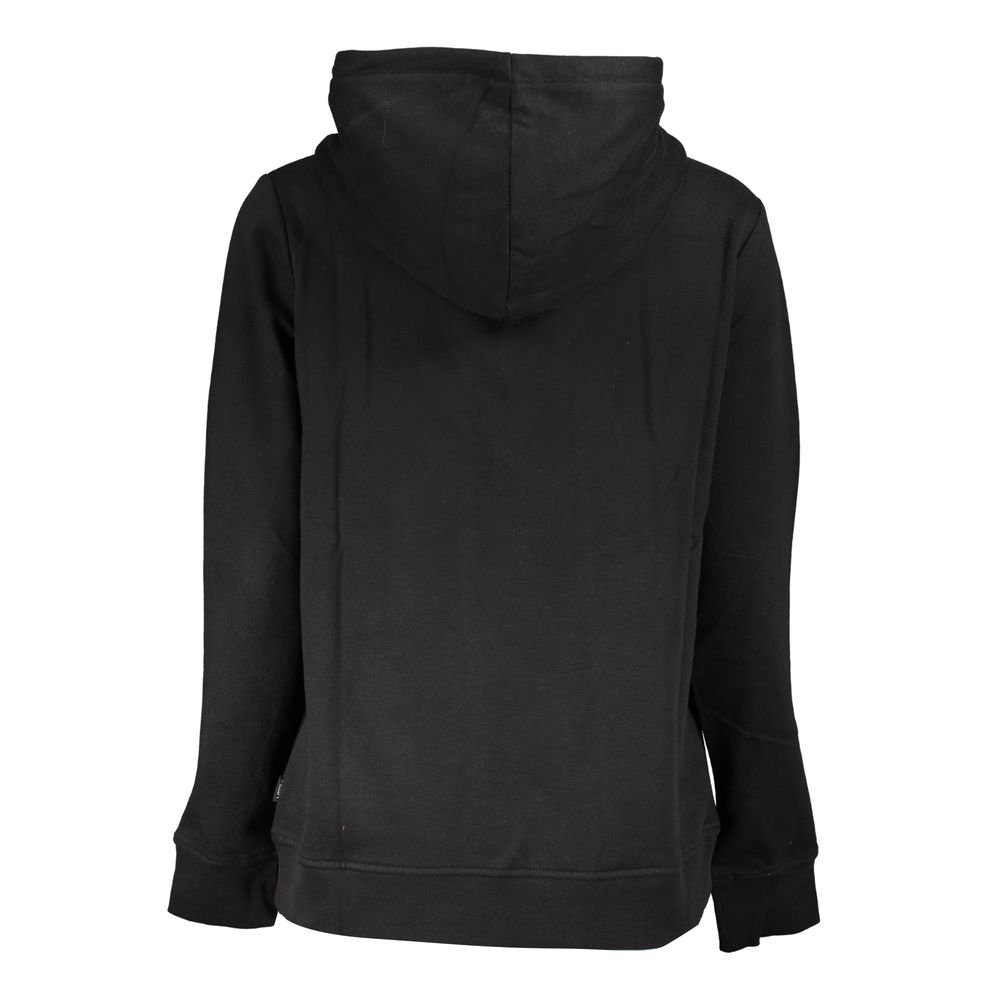 Vans Black Cotton Women Hoodie | Regal Royce