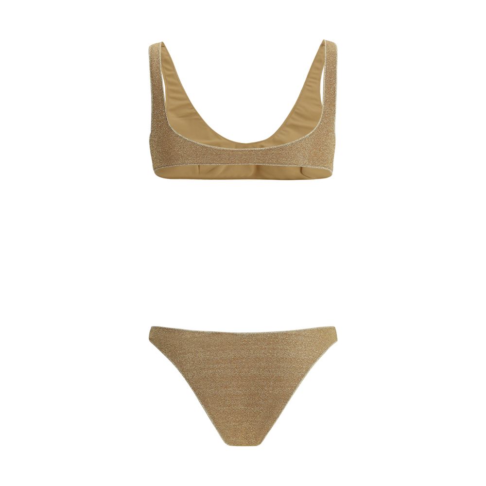 Oséree Gold Polyamide Bikini | Regal Royce