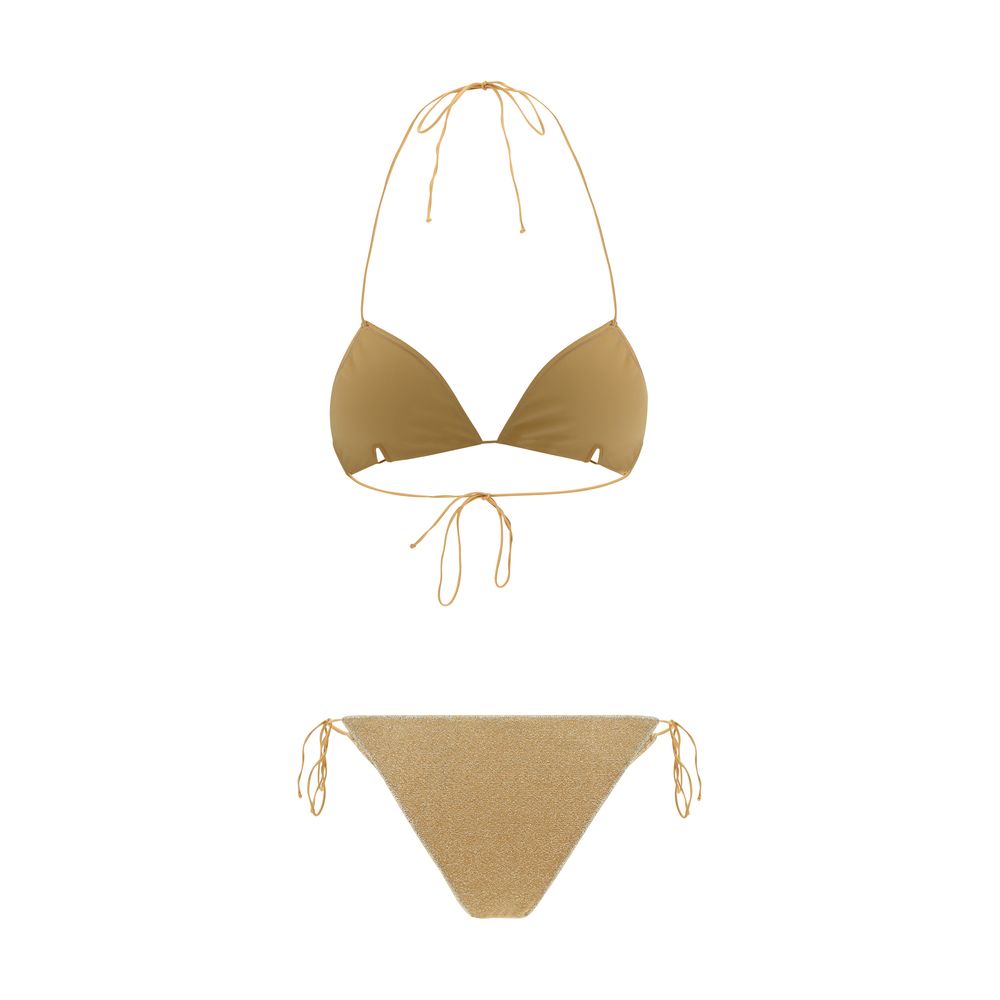 Oséree Gold Elastane Bikini | Regal Royce