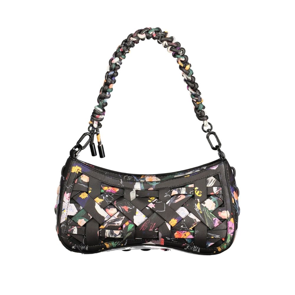 Desigual Nero Poliuretano Women Bag | Regal Royce