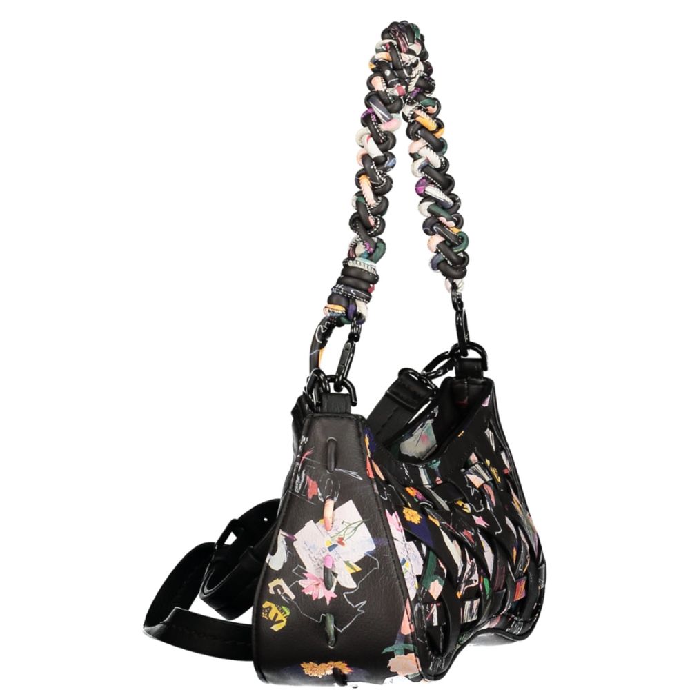 Desigual Nero Poliuretano Women Bag | Regal Royce