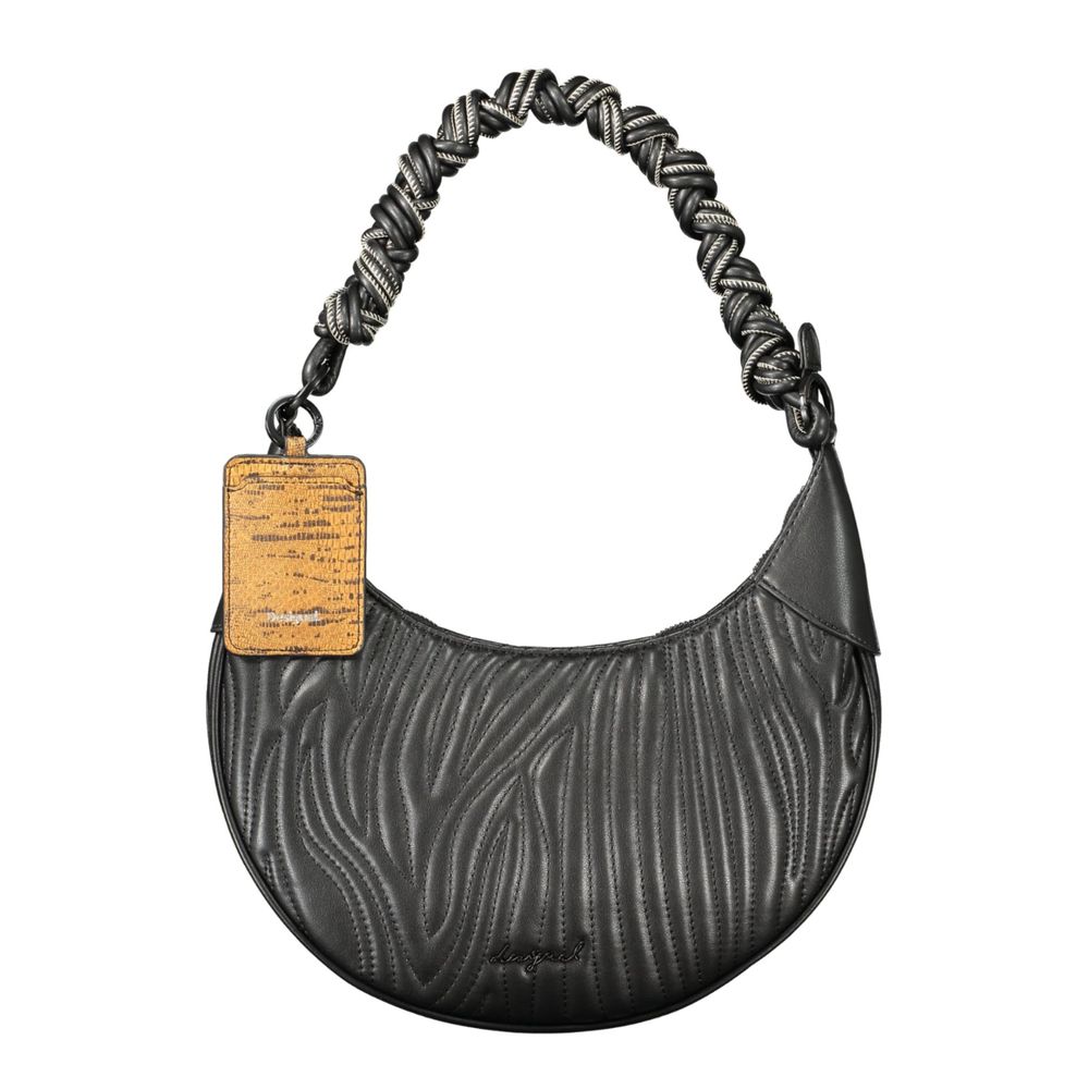 Desigual Nero Poliuretano Woman Bag | Regal Royce