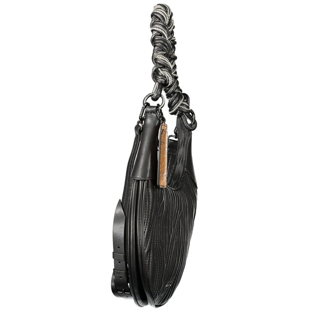Desigual Nero Poliuretano Woman Bag | Regal Royce