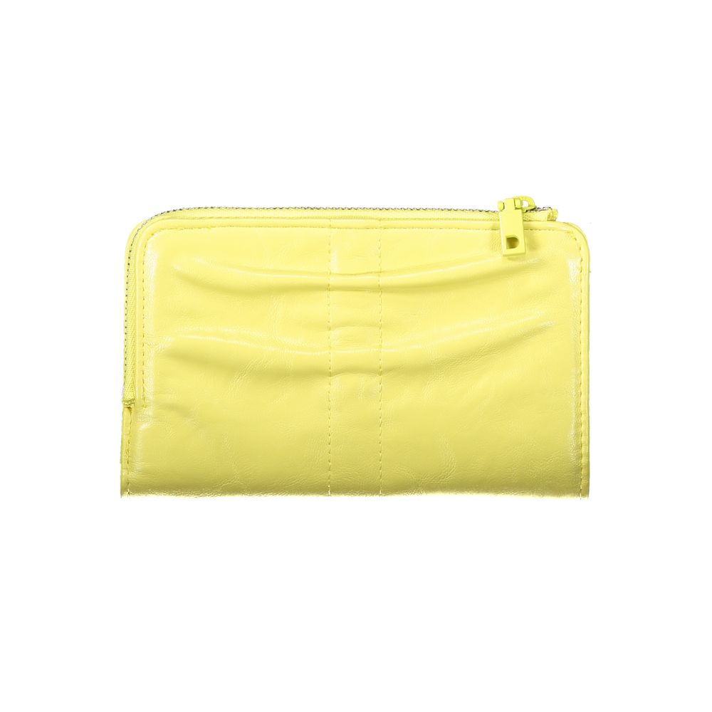 Desigual Giallo Polyurethane Women Wallet | Regal Royce