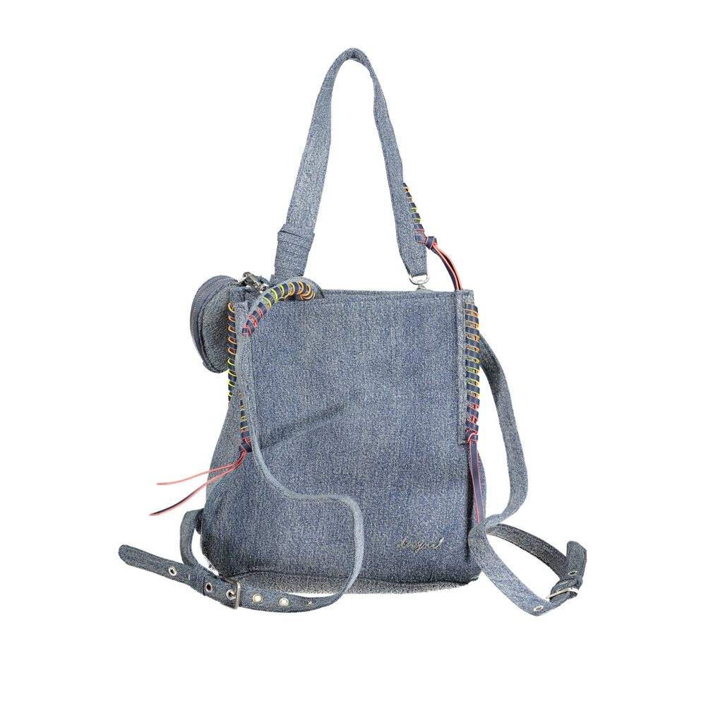 Desigual Azzurro Cotton Women Backpack | Regal Royce