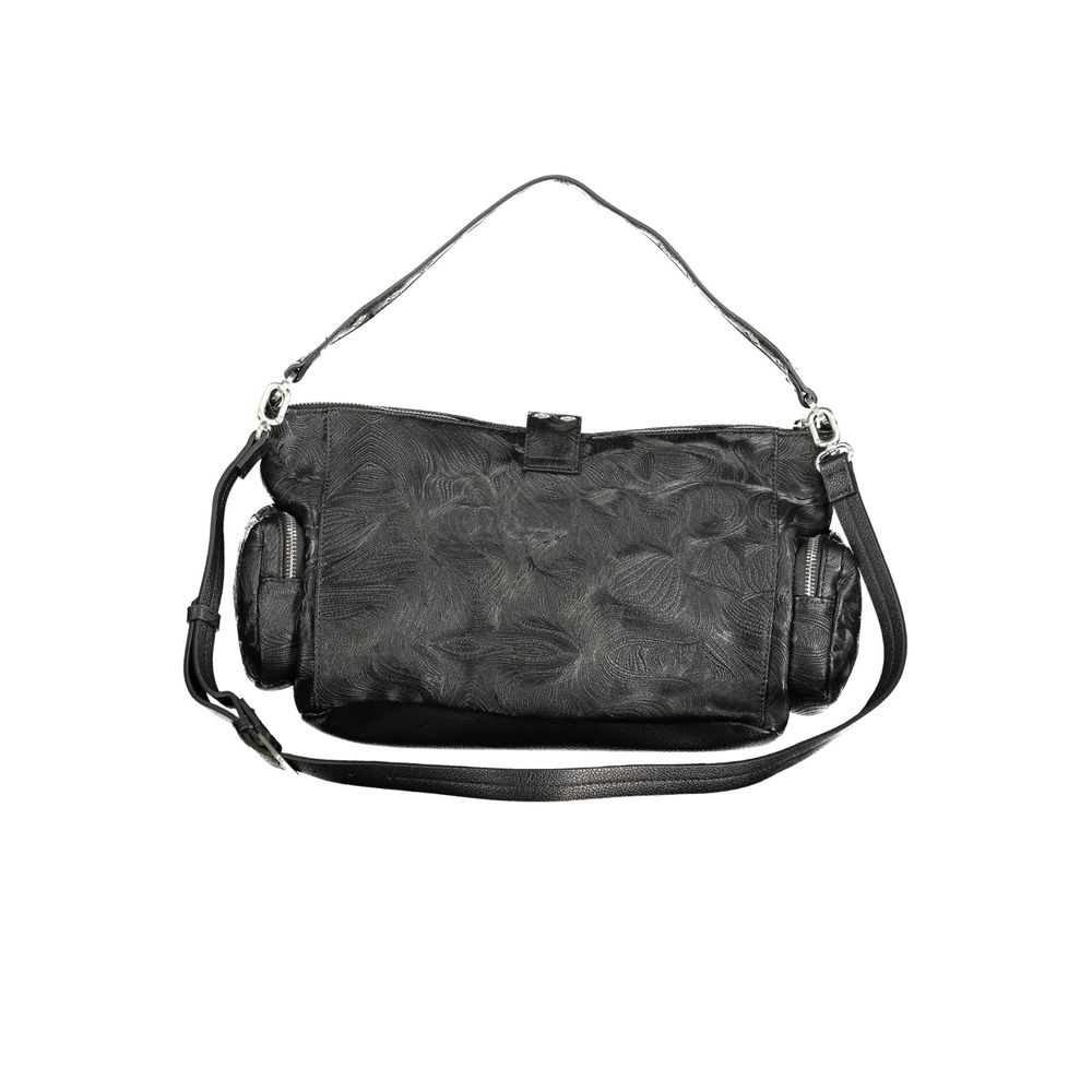 Desigual Nero Poliuretano Women Handbag | Regal Royce
