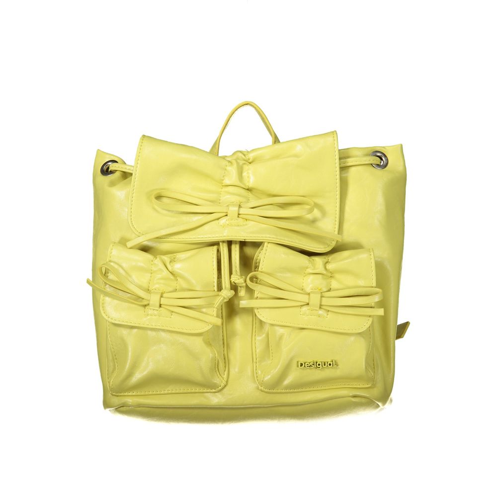 Desigual Giallo Polyurethane Women Backpack | Regal Royce