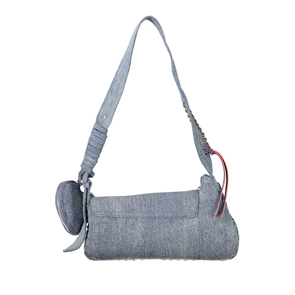 Desigual Azzurro Cotton Women Shoulder Bag | Regal Royce