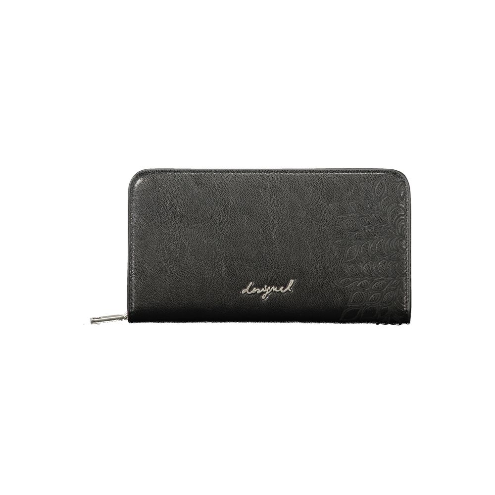 Desigual Black Polyethylene Wallet | Regal Royce