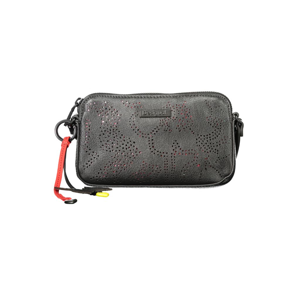 Desigual Nero Poliuretano Woman Bag | Regal Royce
