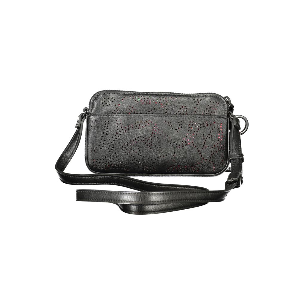 Desigual Nero Poliuretano Woman Bag | Regal Royce