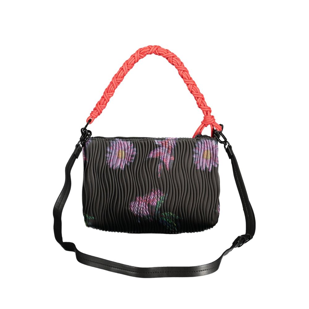 Desigual Nero Poliuretano Women Handbag | Regal Royce