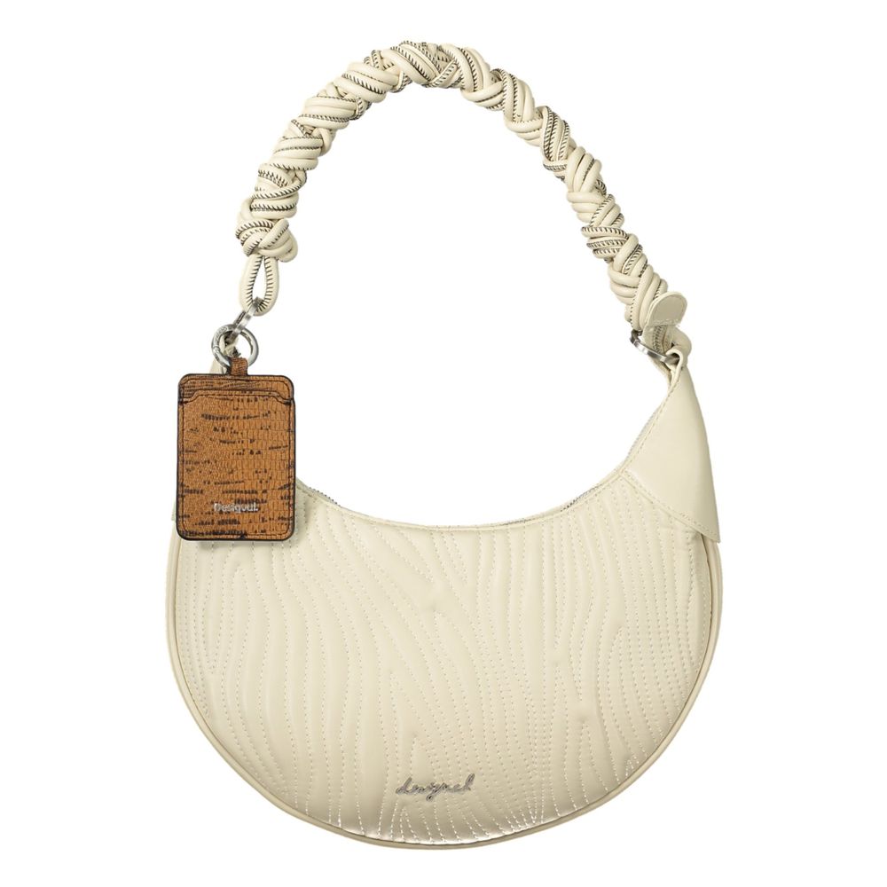 Desigual Bianco Poliuretano Women Handbag | Regal Royce