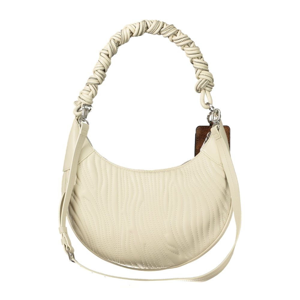 Desigual Bianco Poliuretano Women Handbag | Regal Royce