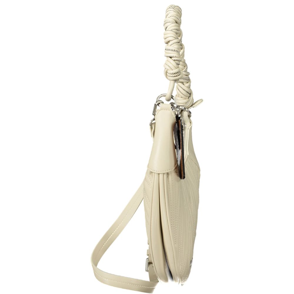 Desigual Bianco Poliuretano Women Handbag | Regal Royce
