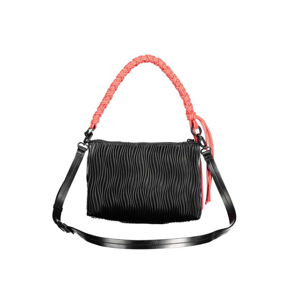 Desigual Nero Poliuretano Women Handbag | Regal Royce