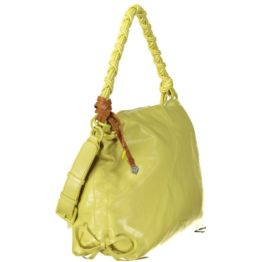 Desigual Giallo Polyurethane Women Handbag | Regal Royce