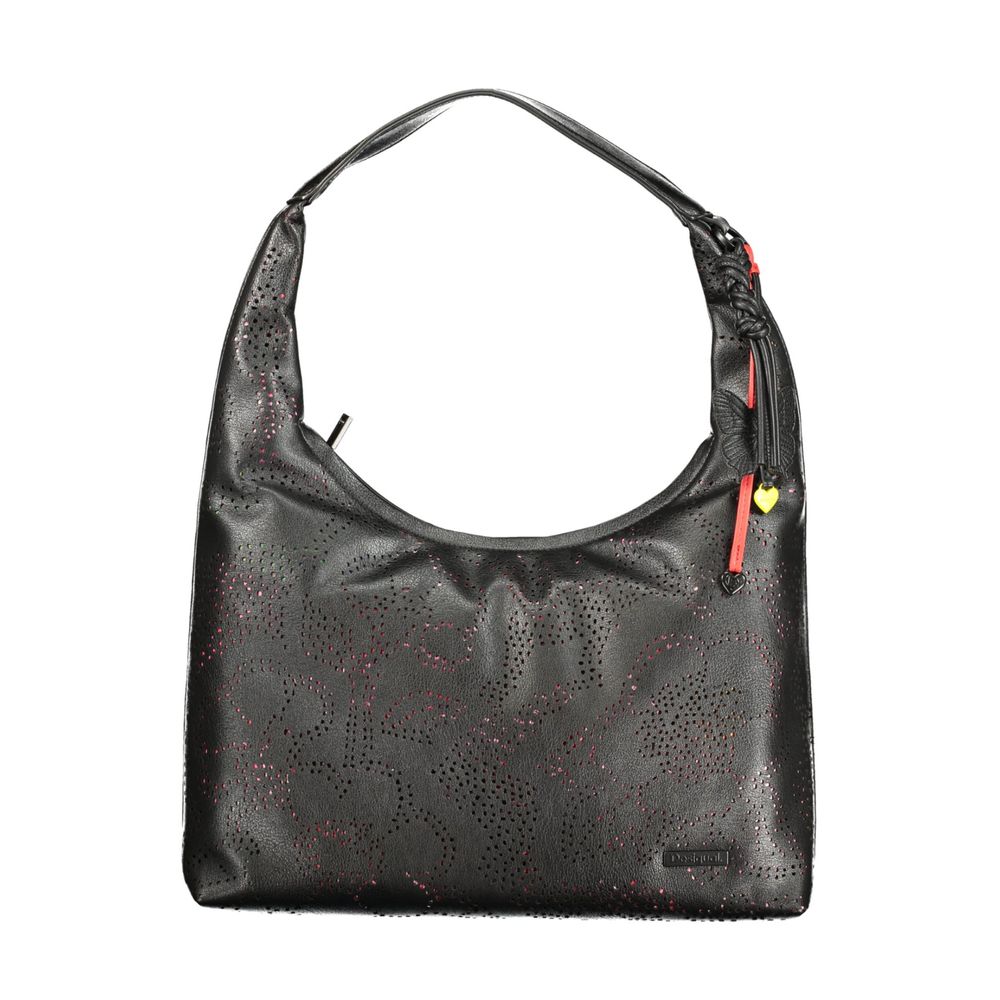 Desigual Nero Poliuretano Women Handbag | Regal Royce