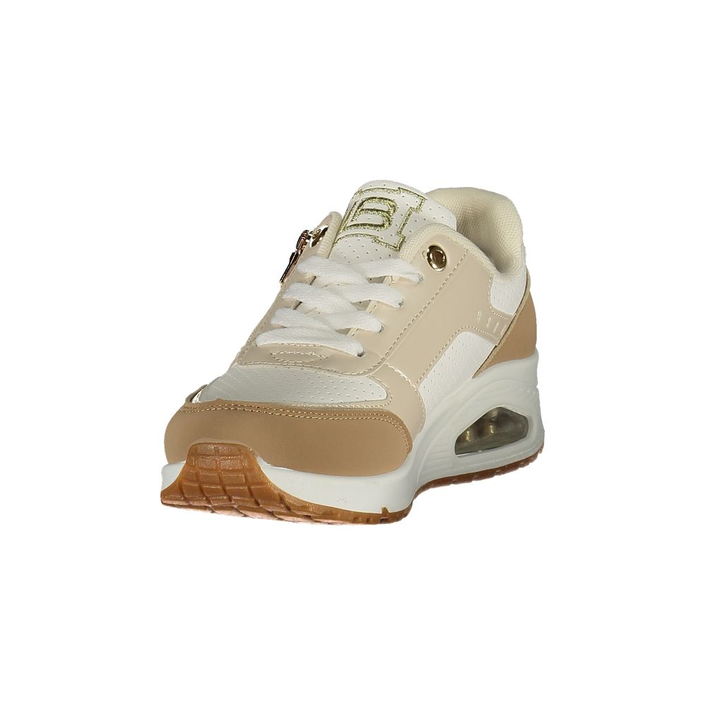 Laura Biagiotti White Polyester Athletic Sneakers | Regal Royce