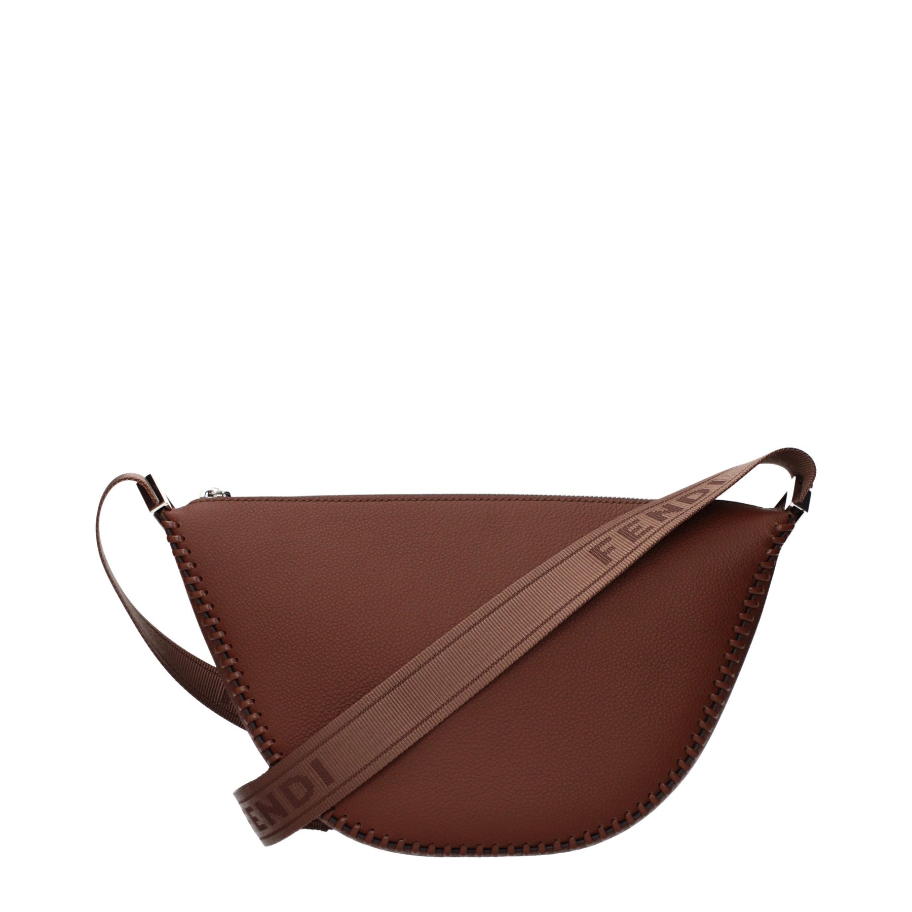 Fendi Brown Leather Crossbody Bag | Regal Royce