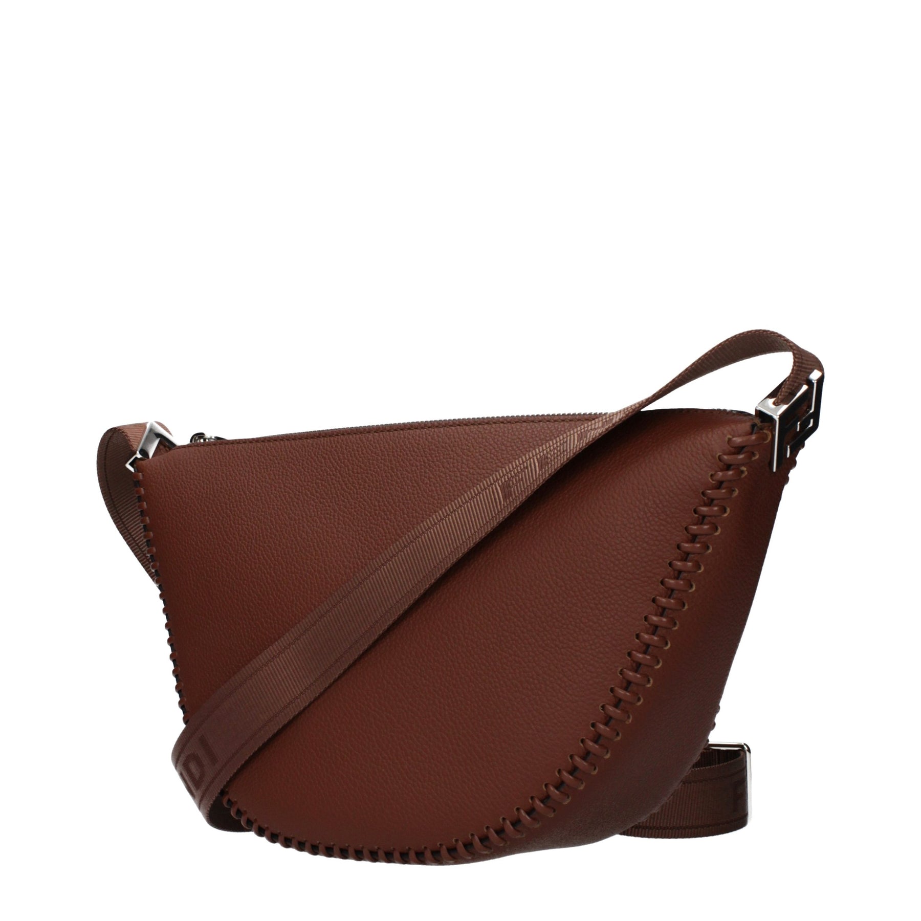 Fendi Brown Leather Crossbody Bag | Regal Royce