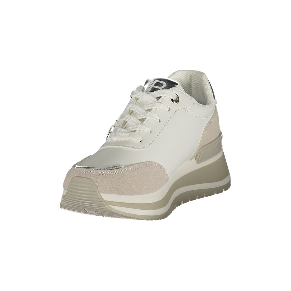 Laura Biagiotti White Polyurethane Women Sneaker | Regal Royce