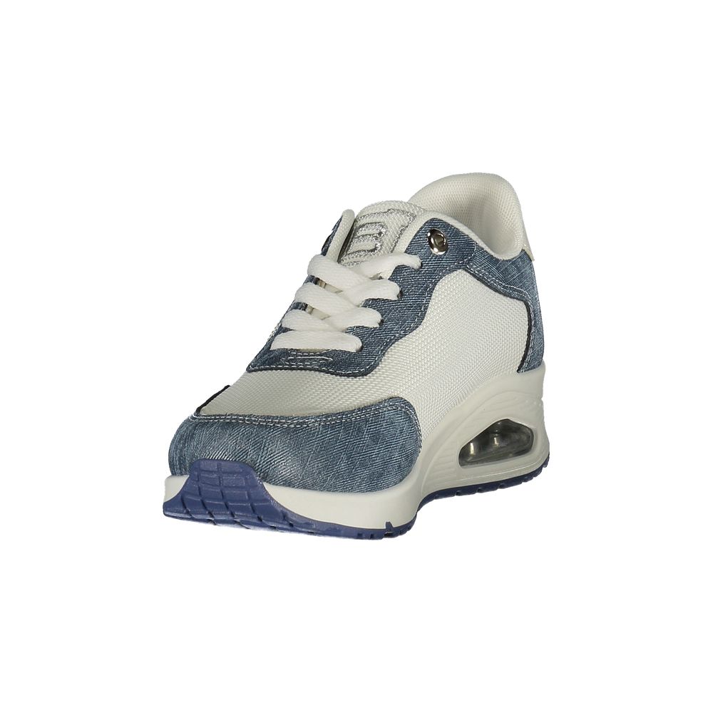 Laura Biagiotti Blue Polyester Athletic Sneakers | Regal Royce