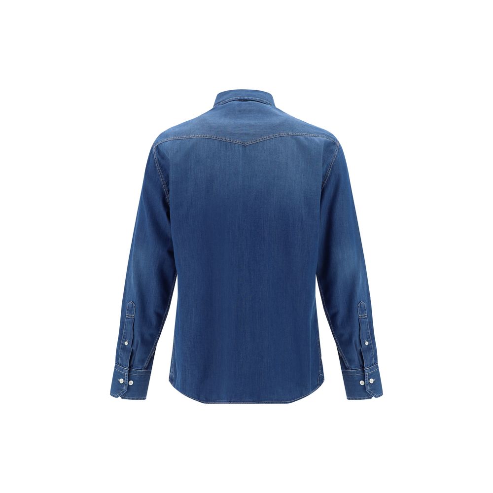 Brunello Cucinelli Blue Denim Shirt | Regal Royce