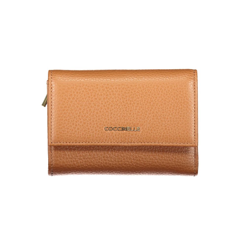Coccinelle Marrone Leather Women Wallet | Regal Royce