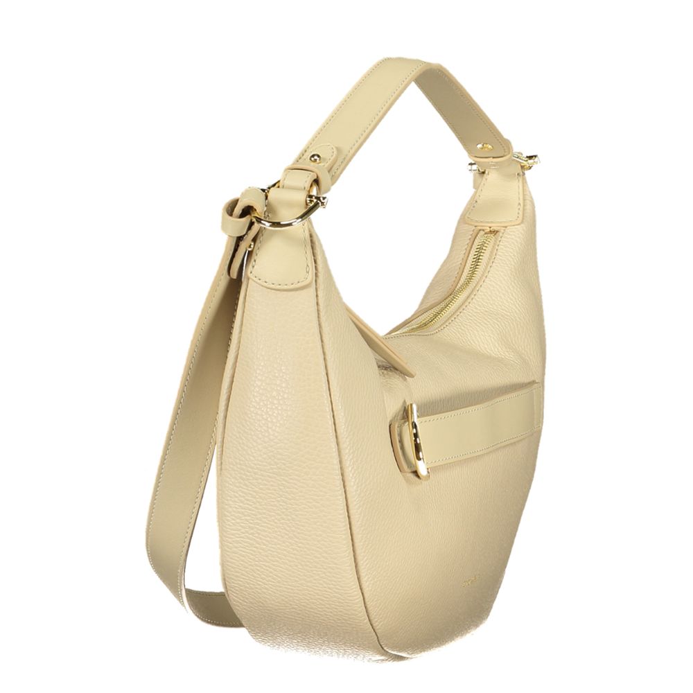 Coccinelle Beige Leather Women Handbag | Regal Royce