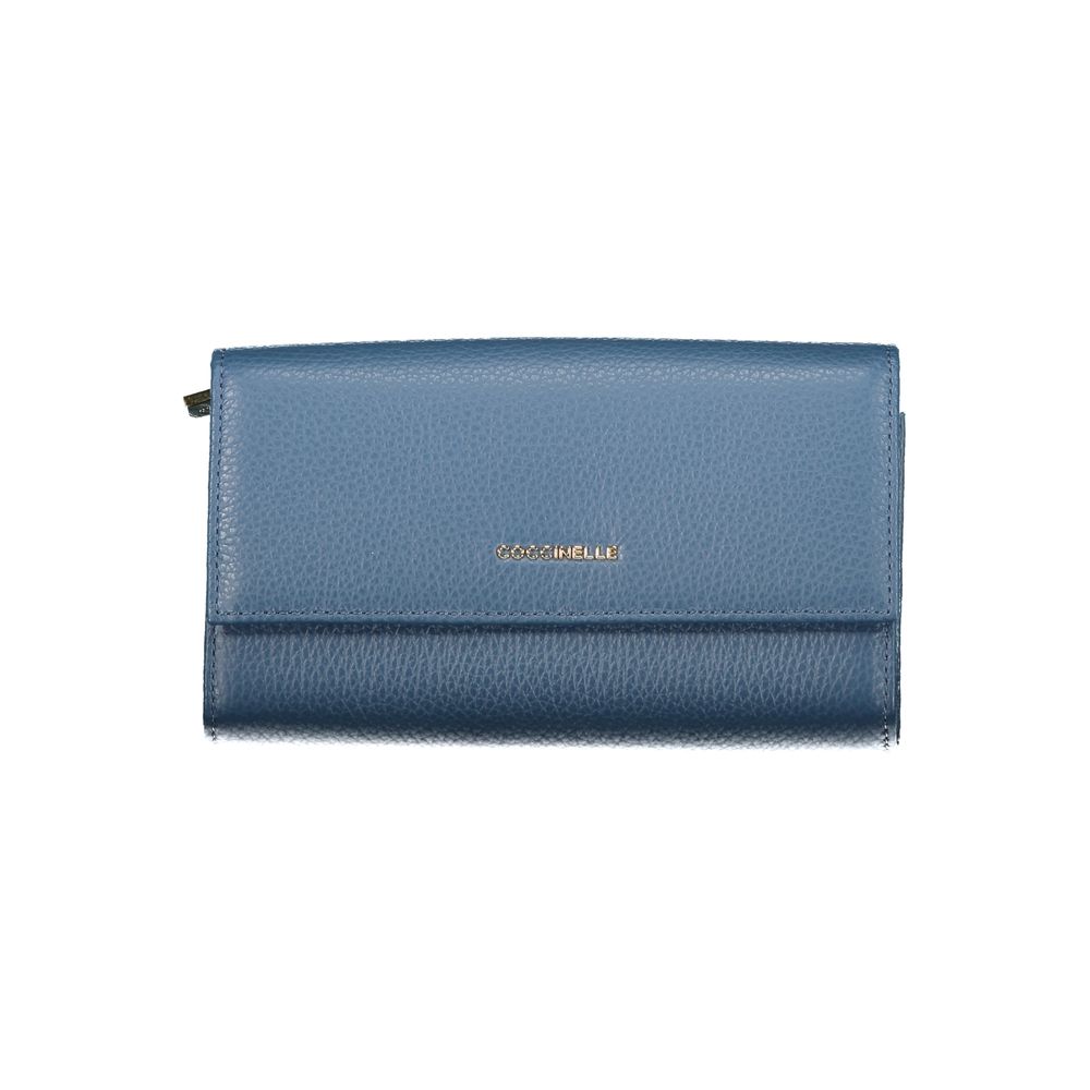 Coccinelle Blue Leather Women Wallet | Regal Royce