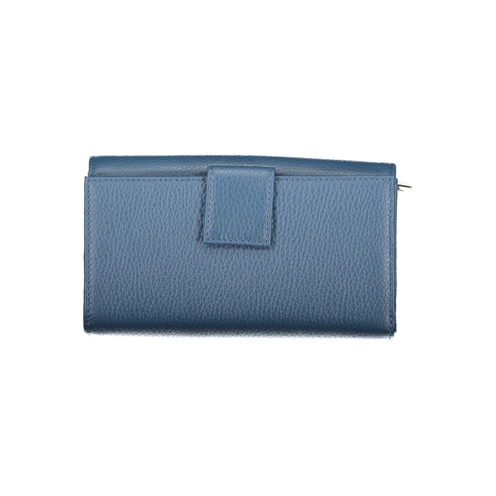 Coccinelle Blue Leather Women Wallet | Regal Royce