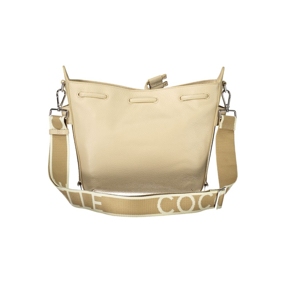 Coccinelle Beige Leather Women Handbag | Regal Royce