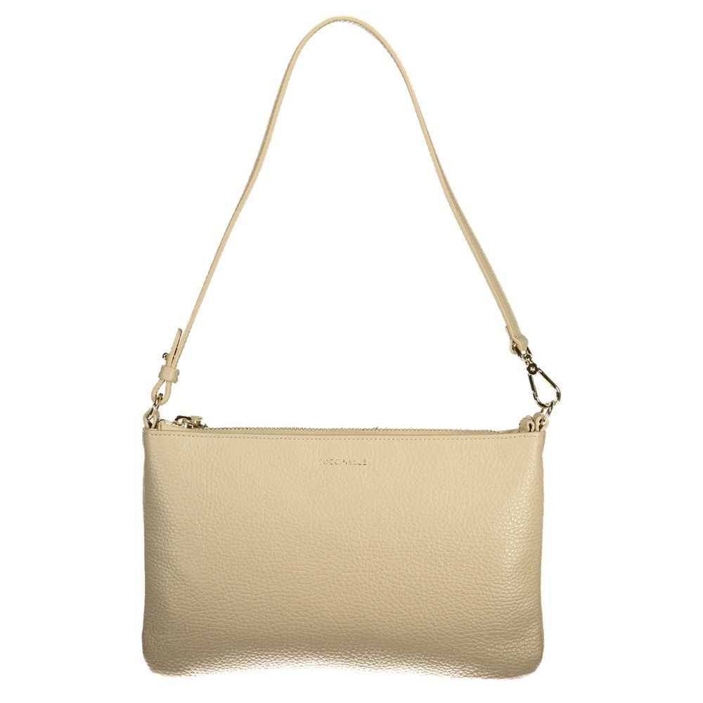 Coccinelle Beige Leather Women Handbag | Regal Royce